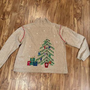 🎄✨ Jingle All the‎ Way! Crystal Kobe Christmas Sweater! ✨🎄 Size XL  Item# 0002